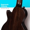 image:imageEnya Taimane Moon Signature Tenor Ukulele 26 Inch All Solid Mahogany Professional Ukelele with Gig Bag and Strap Blue Acoustic EUT Moon BUAcoustic Black