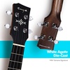 image:imageEnya Taimane Moon Signature Tenor Ukulele 26 Inch All Solid Mahogany Professional Ukelele with Gig Bag and Strap Blue Acoustic EUT Moon BUAcoustic Black