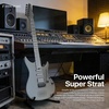 image:imageENYA INSPIRE PRO SD Smart Electric Guitar wSeymour Duncan SSLTB4 Pickups  20W AntiHowling Speaker 39 Carbon Fiber Body Builtin 64 Presets Looper Tuner Touch Bar for Silent Practice amp Small GigsBlack