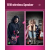 image:imageENYA INSPIRE PRO SD Smart Electric Guitar wSeymour Duncan SSLTB4 Pickups  20W AntiHowling Speaker 39 Carbon Fiber Body Builtin 64 Presets Looper Tuner Touch Bar for Silent Practice amp Small GigsPink