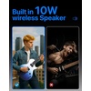 image:imageENYA INSPIRE PRO SD Smart Electric Guitar wSeymour Duncan SSLTB4 Pickups  20W AntiHowling Speaker 39 Carbon Fiber Body Builtin 64 Presets Looper Tuner Touch Bar for Silent Practice amp Small GigsBlue