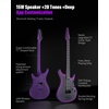 image:imageENYA INSPIRE PRO SD Smart Electric Guitar wSeymour Duncan SSLTB4 Pickups  20W AntiHowling Speaker 39 Carbon Fiber Body Builtin 64 Presets Looper Tuner Touch Bar for Silent Practice amp Small GigsPurple