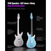 image:imageENYA INSPIRE PRO SD Smart Electric Guitar wSeymour Duncan SSLTB4 Pickups  20W AntiHowling Speaker 39 Carbon Fiber Body Builtin 64 Presets Looper Tuner Touch Bar for Silent Practice amp Small GigsBlue
