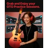 image:imageENYA INSPIRE PRO SD Smart Electric Guitar wSeymour Duncan SSLTB4 Pickups  20W AntiHowling Speaker 39 Carbon Fiber Body Builtin 64 Presets Looper Tuner Touch Bar for Silent Practice amp Small GigsRed