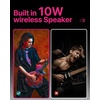 image:imageENYA INSPIRE PRO SD Smart Electric Guitar wSeymour Duncan SSLTB4 Pickups  20W AntiHowling Speaker 39 Carbon Fiber Body Builtin 64 Presets Looper Tuner Touch Bar for Silent Practice amp Small GigsPink