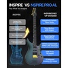 image:imageENYA INSPIRE PRO SD Smart Electric Guitar wSeymour Duncan SSLTB4 Pickups  20W AntiHowling Speaker 39 Carbon Fiber Body Builtin 64 Presets Looper Tuner Touch Bar for Silent Practice amp Small GigsSilver