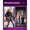 image:imageENYA INSPIRE PRO SD Smart Electric Guitar wSeymour Duncan SSLTB4 Pickups  20W AntiHowling Speaker 39 Carbon Fiber Body Builtin 64 Presets Looper Tuner Touch Bar for Silent Practice amp Small GigsRose
