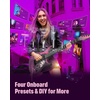 image:imageENYA INSPIRE PRO SD Smart Electric Guitar wSeymour Duncan SSLTB4 Pickups  20W AntiHowling Speaker 39 Carbon Fiber Body Builtin 64 Presets Looper Tuner Touch Bar for Silent Practice amp Small GigsRose