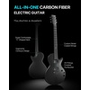 image:imageENYA INSPIRE PRO SD Smart Electric Guitar wSeymour Duncan SSLTB4 Pickups  20W AntiHowling Speaker 39 Carbon Fiber Body Builtin 64 Presets Looper Tuner Touch Bar for Silent Practice amp Small GigsBlack