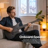 image:imageENYA INSPIRE PRO SD Smart Electric Guitar wSeymour Duncan SSLTB4 Pickups  20W AntiHowling Speaker 39 Carbon Fiber Body Builtin 64 Presets Looper Tuner Touch Bar for Silent Practice amp Small GigsBlack