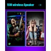 image:imageENYA INSPIRE PRO SD Smart Electric Guitar wSeymour Duncan SSLTB4 Pickups  20W AntiHowling Speaker 39 Carbon Fiber Body Builtin 64 Presets Looper Tuner Touch Bar for Silent Practice amp Small GigsGreen